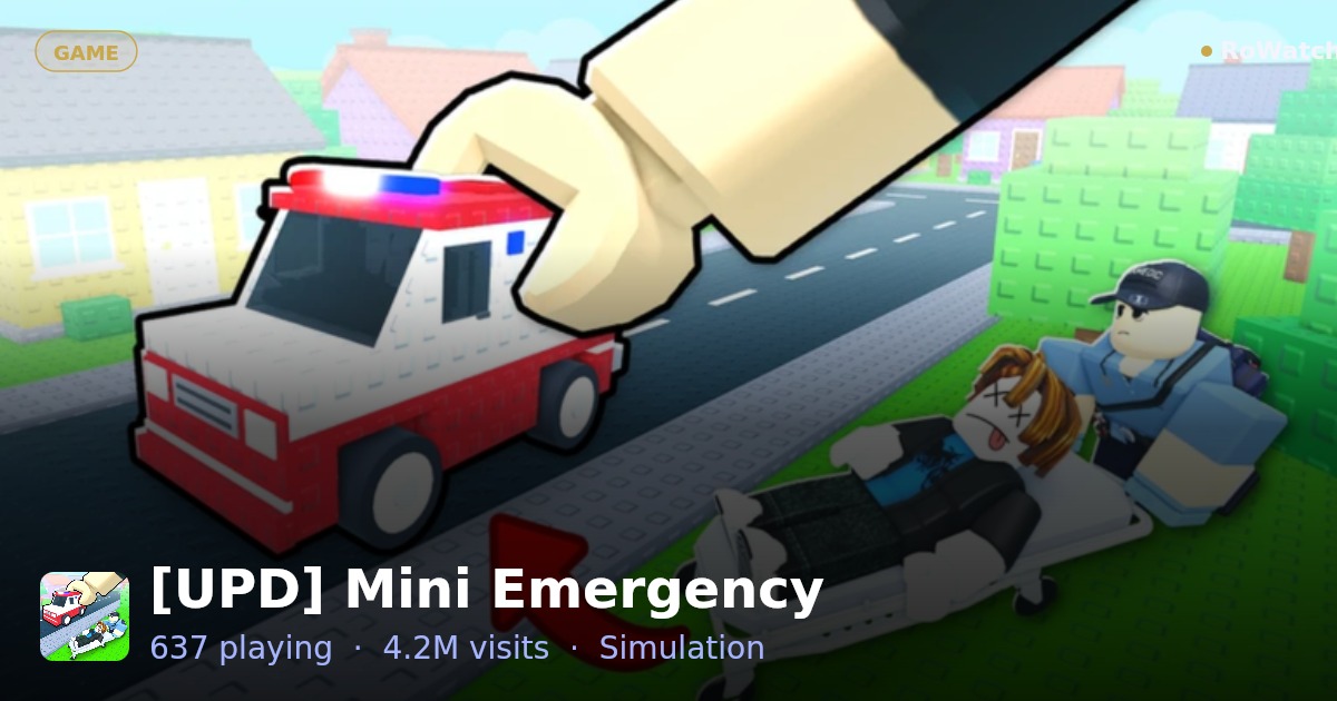 [UPD] Mini Emergency Player Count & Live Stats — RoWatcher