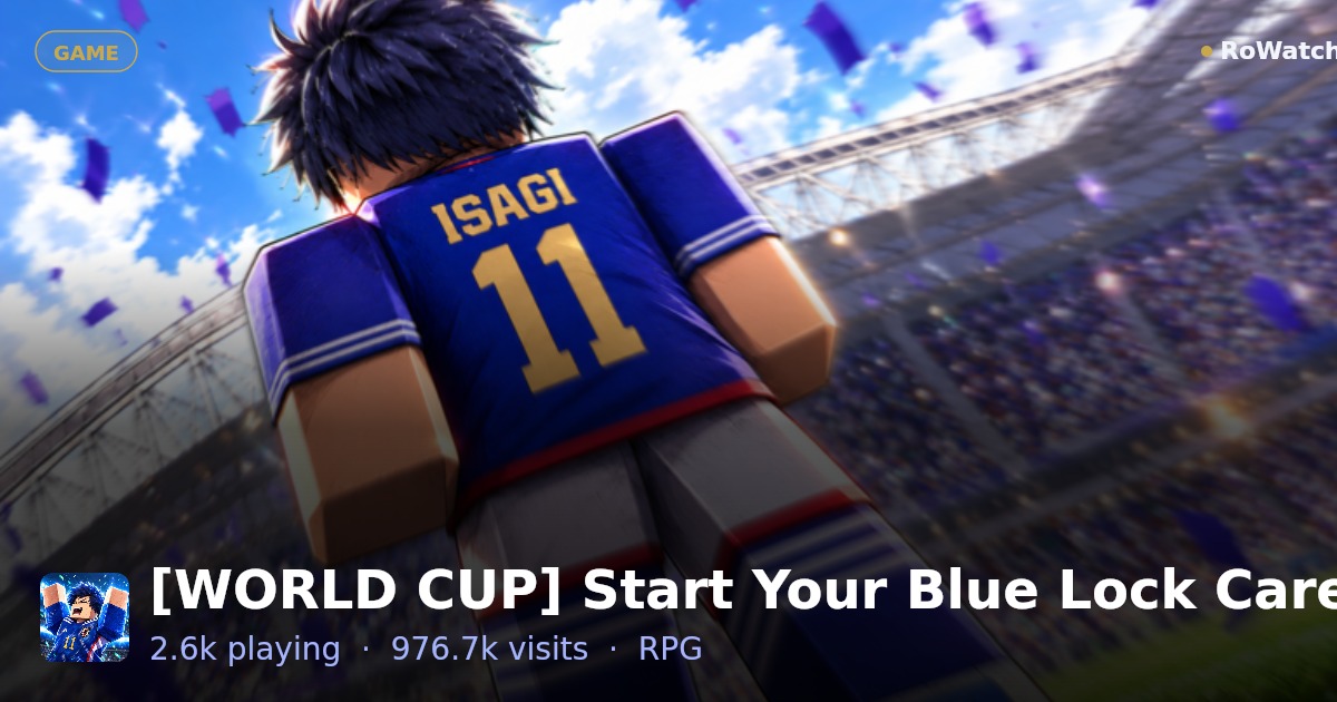 [MAJOR UPDATE] Start Your Blue Lock Career! Player Count & Live Stats ...