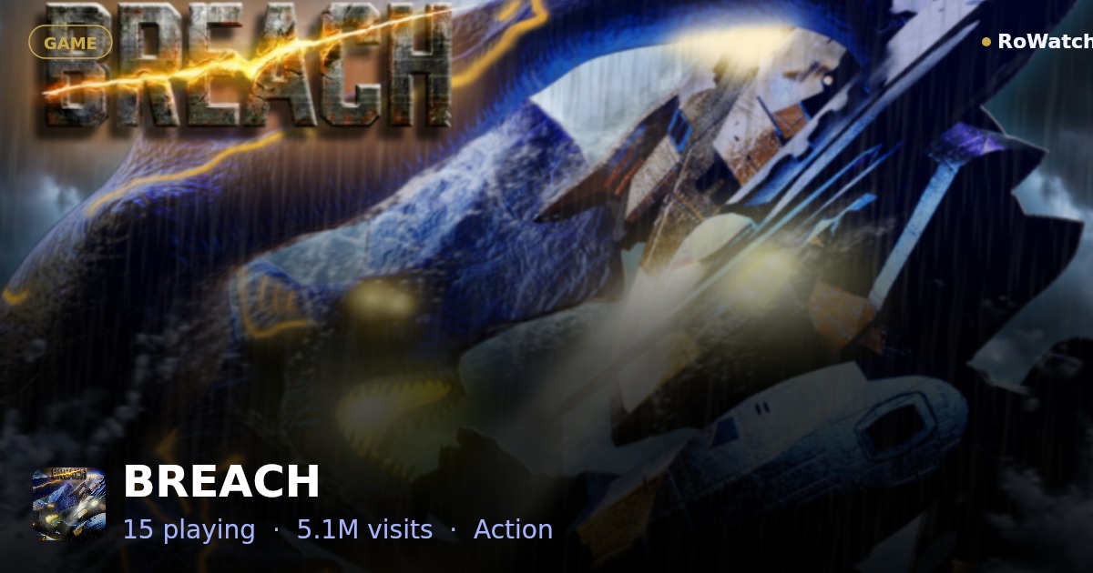 BREACH Player Count & Live Stats — RoWatcher