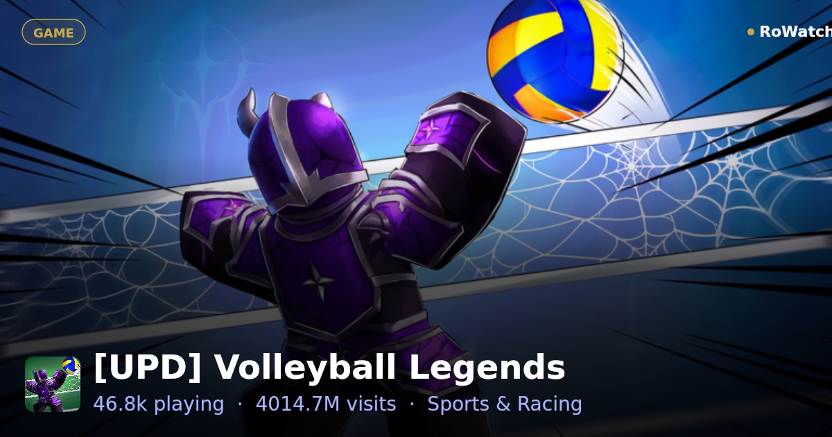 [UPD] Volleyball Legends Player Count & Stats