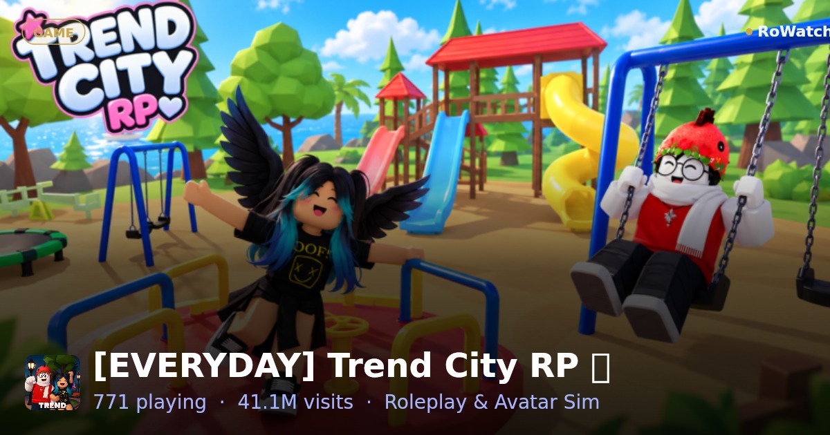 [EVERYDAY] Trend City RP 🎶 Player Count & Live Stats — RoWatcher